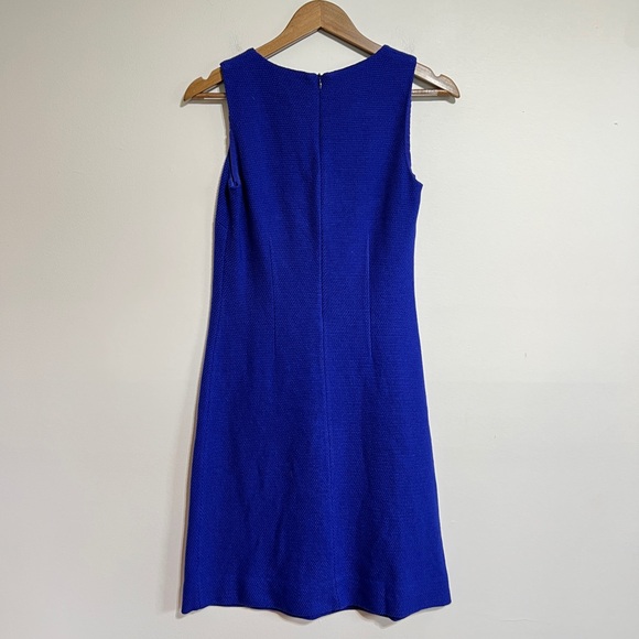 St. John Collection Royal Blue Wool Dress and Jacket - Picture 5 of 12